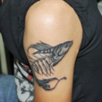 魚刺紋身