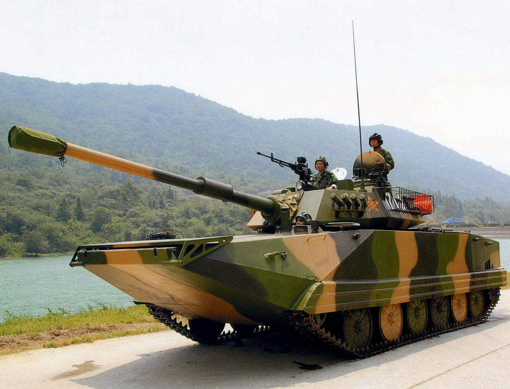 中國63A水陸兩棲坦克