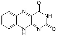 異咯嗪環，對其進行R基團取代而得到黃素