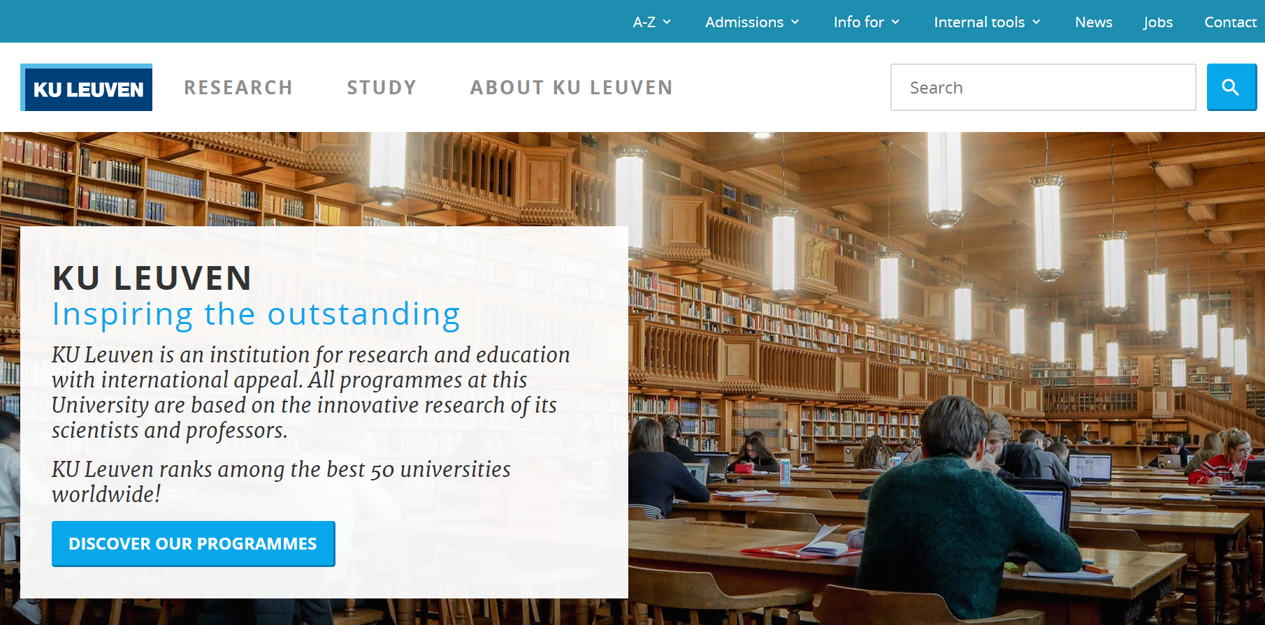魯汶大學官方網站