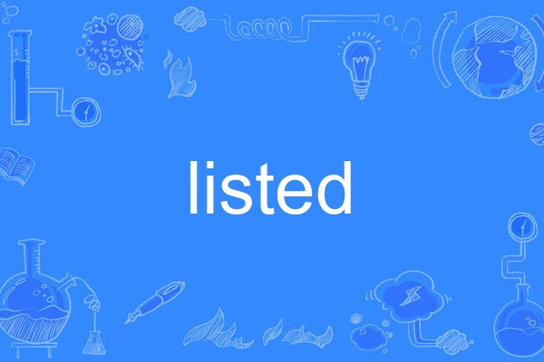 listed listed