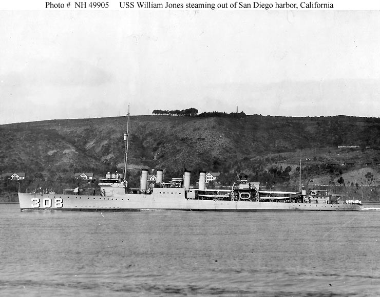 威廉·瓊斯號驅逐艦
