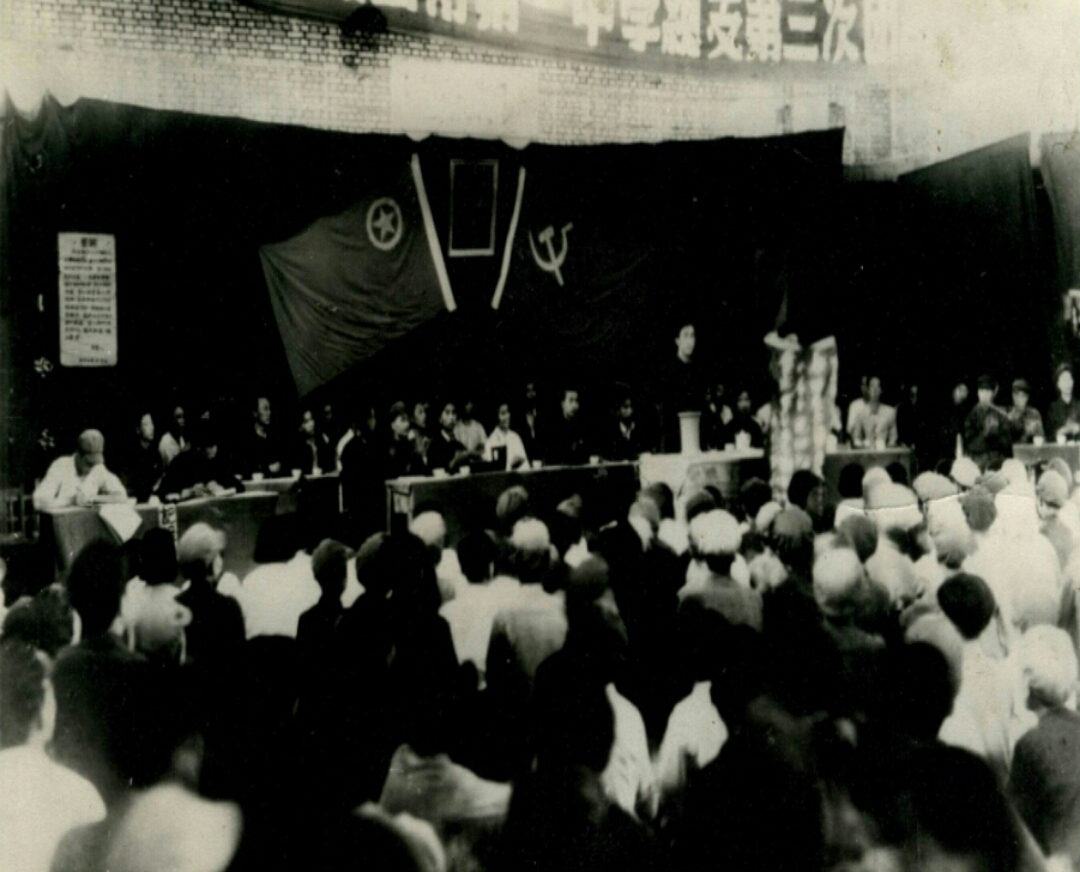 1949年，入團儀式大會留影