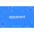 apparent apparent