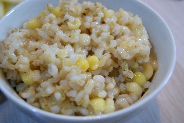 玉米糙米飯 玉米糙米飯