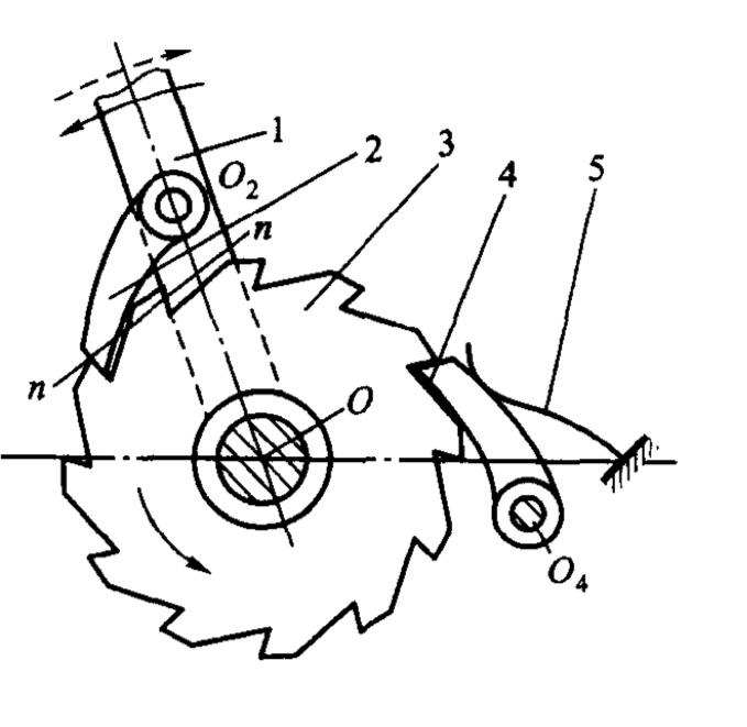 圖4 棘輪機構