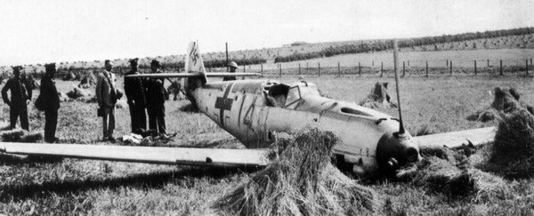 JG 52在英國被擊落的Bf-109戰鬥機