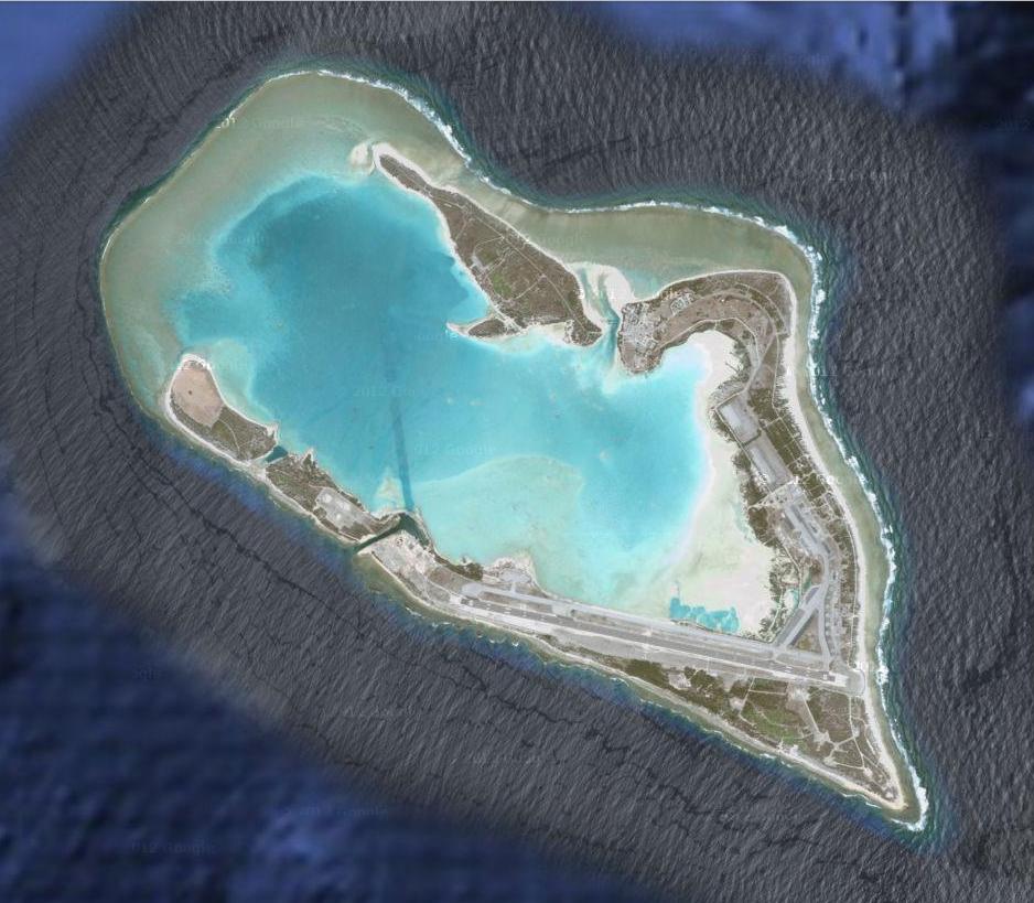 威克島衛星圖片