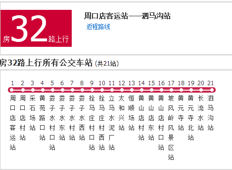 北京公交F32路 北京公交F32路