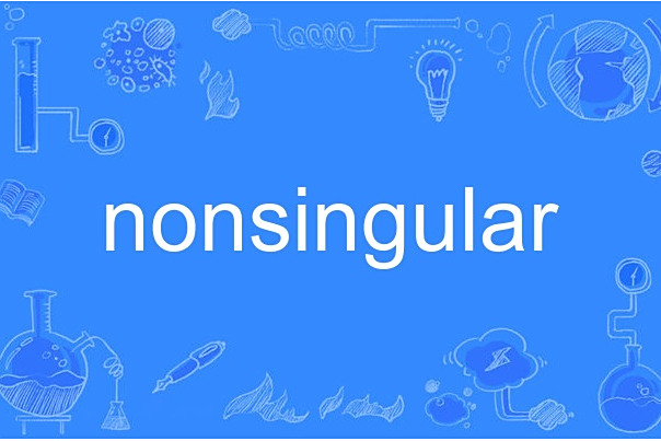nonsingular nonsingular