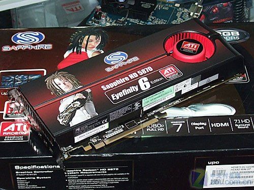 藍寶石HD5870 2GB GDDR5 PCIE 藍寶石HD5870 2GB GDDR5 PCIE