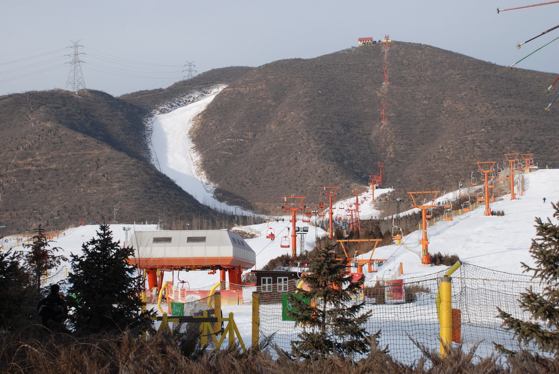 軍都山滑雪場高級雪道