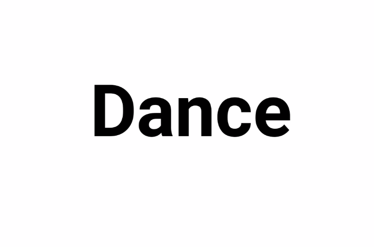 Dance(英文單詞)