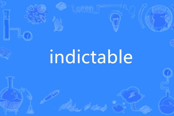 indictable indictable