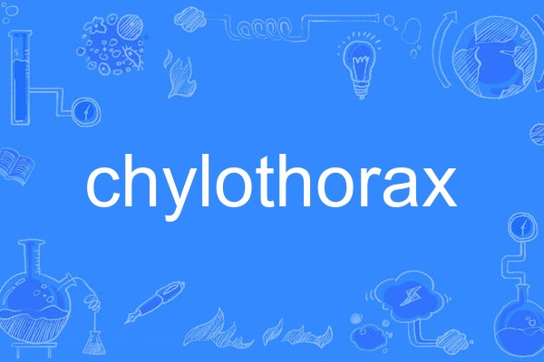 chylothorax chylothorax