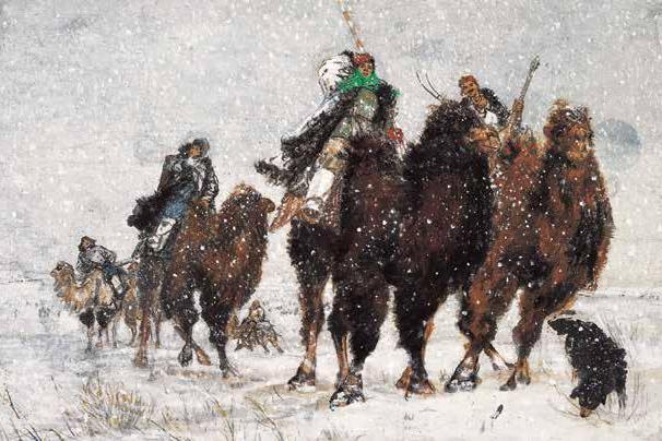 洪荒風雪(中國美術館藏作品) 洪荒風雪(中國美術館藏作品)