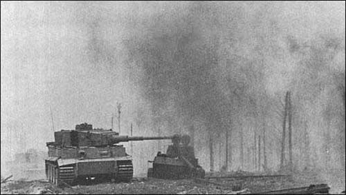 戰場上的第502重裝甲營虎式坦克