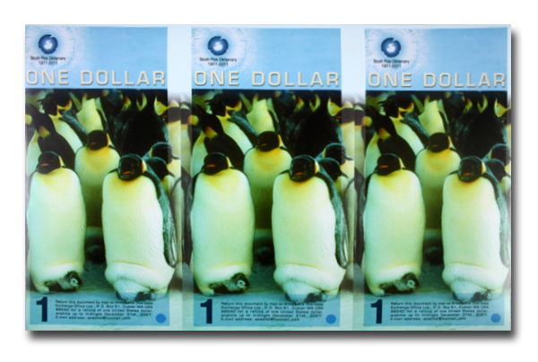 南極元企鵝鈔三連體