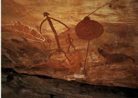 昆士蘭州勞拉開普約克岩畫