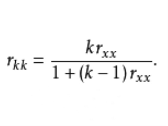 斯皮爾曼-布朗公式