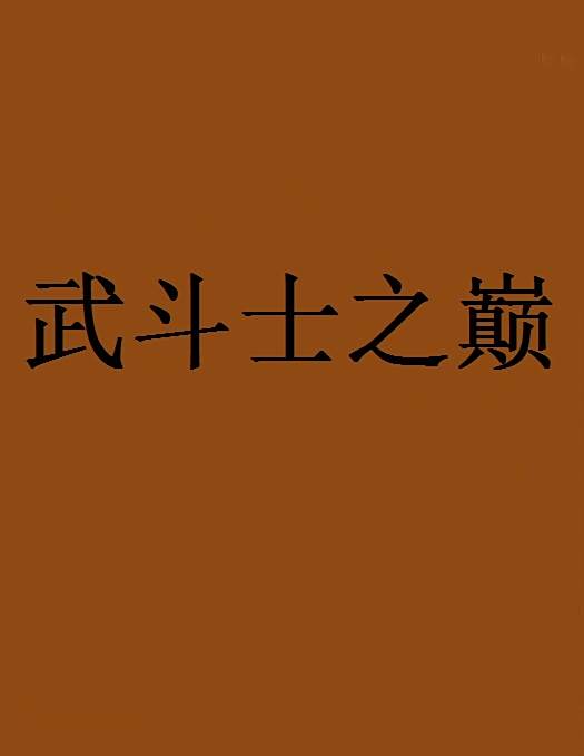 武鬥士之巔 武鬥士之巔