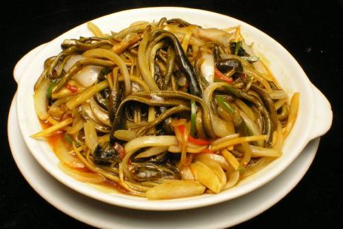 天麻鱔絲 天麻鱔絲