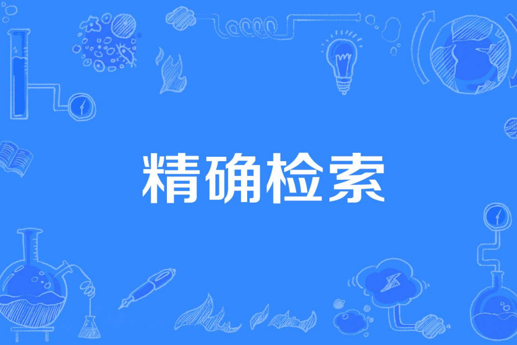 精確檢索 精確檢索