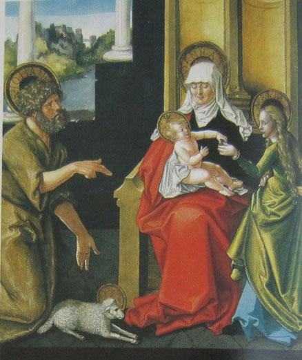聖安娜和幼年基督，以及聖母和施洗者聖約翰