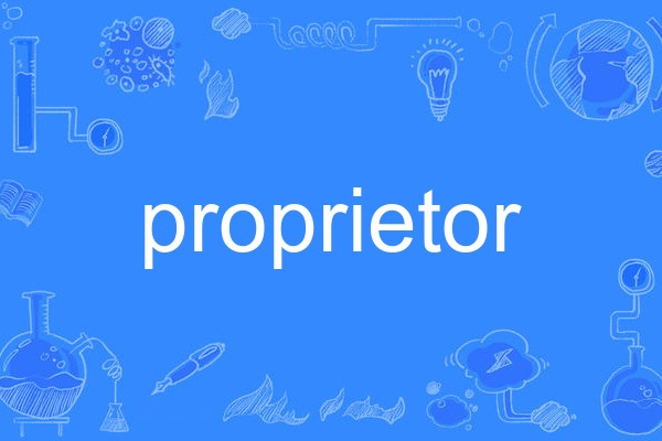 proprietor proprietor