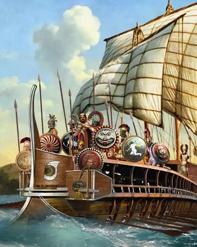 經過訓練的伯羅奔尼撒艦隊 在戰術紀律上有了很大提高