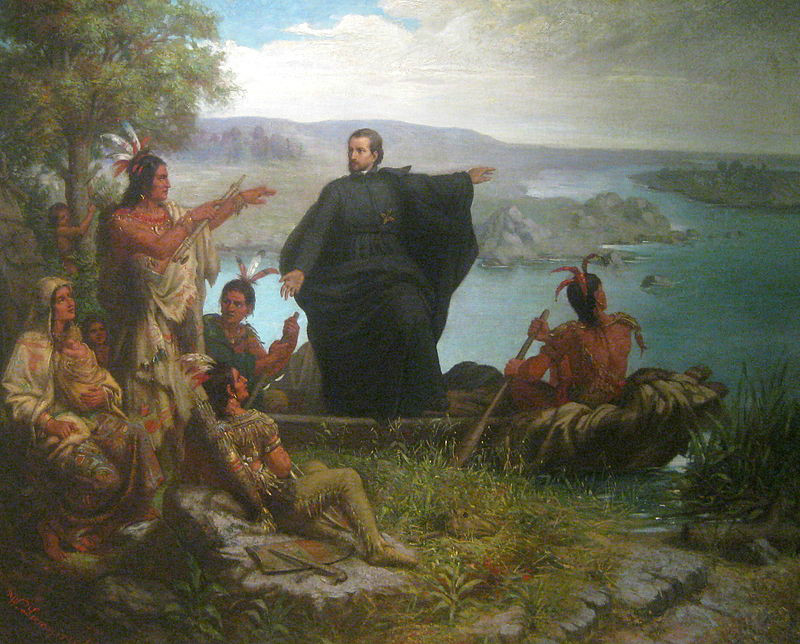 馬奎特神父和印第安人