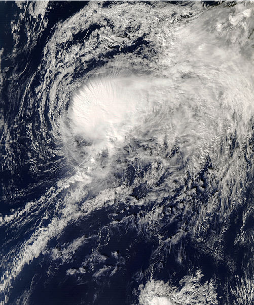 熱帶風暴海神衛星雲圖