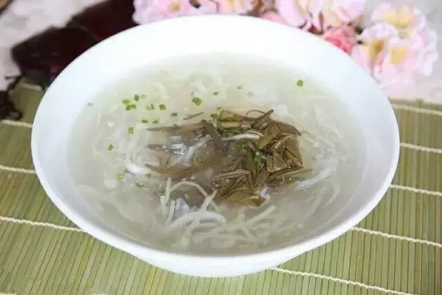 海菜銀魚湯