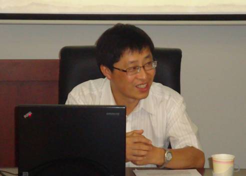 馮勝君教授2010年在復旦大學講學