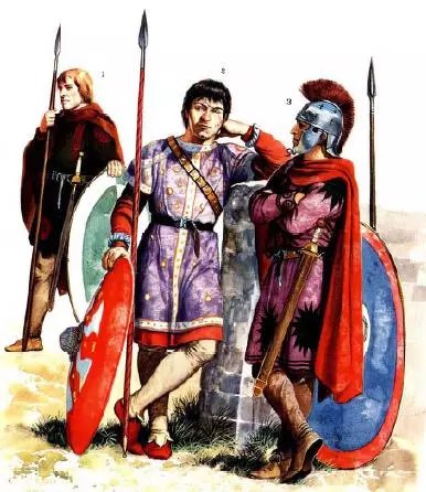 羅馬軍隊中服役的日耳曼士兵