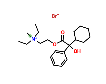 奧芬溴銨結構式