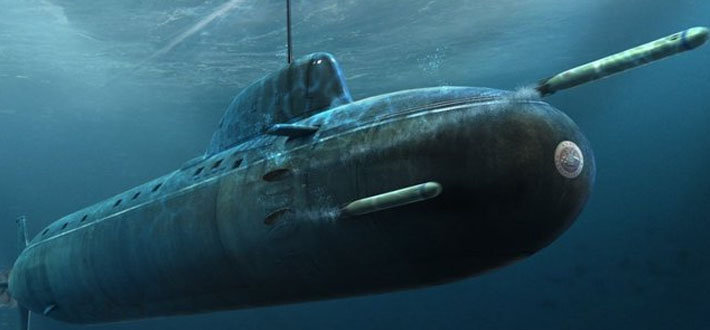 885型核潛艇攻擊想像圖