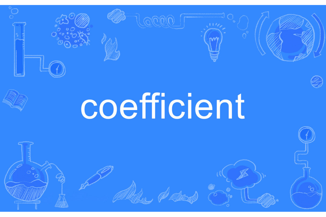 coefficient coefficient