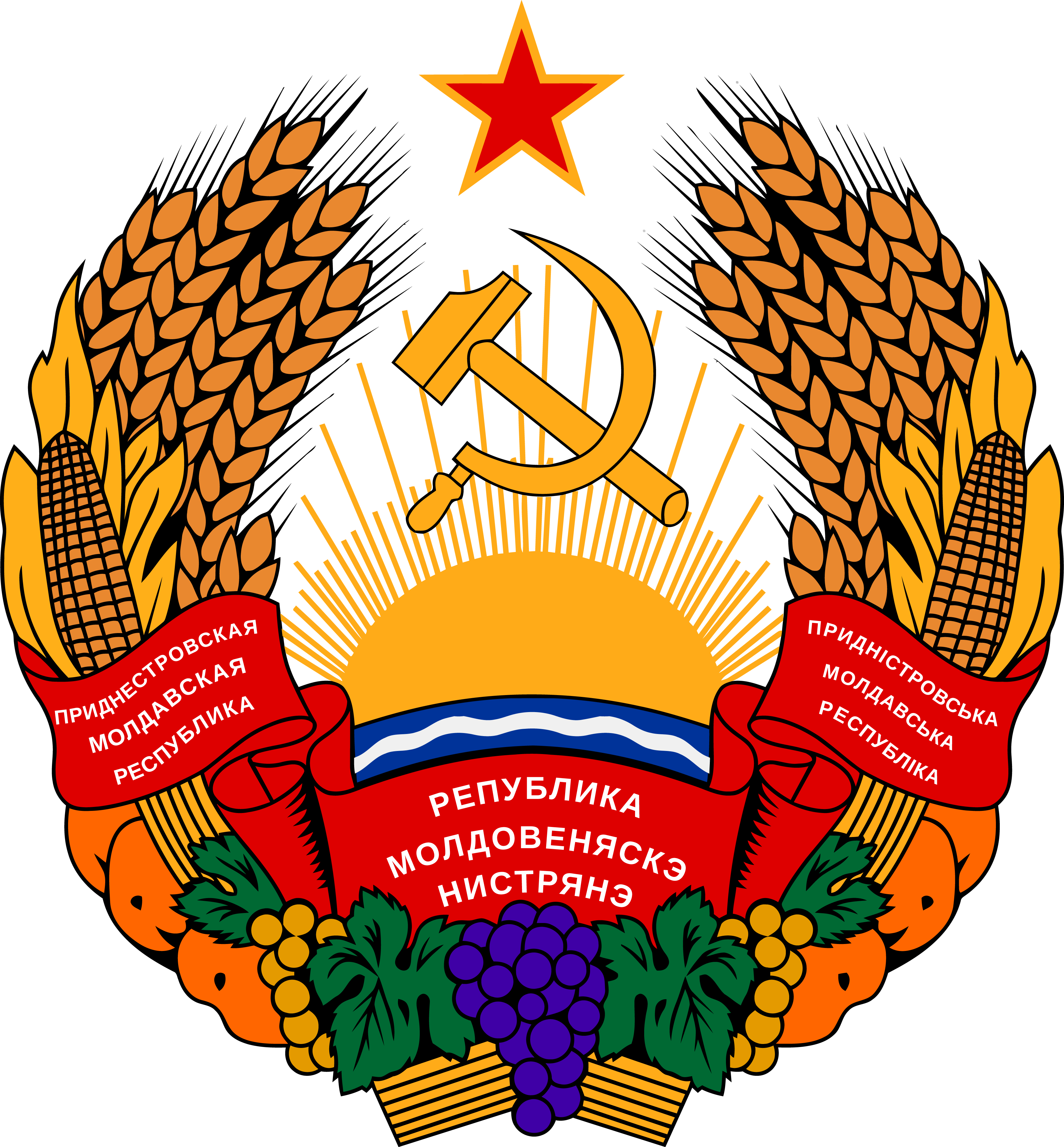 德涅斯特河沿岸摩爾達維亞共和國國徽