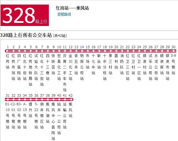 大慶公交328路 大慶公交328路