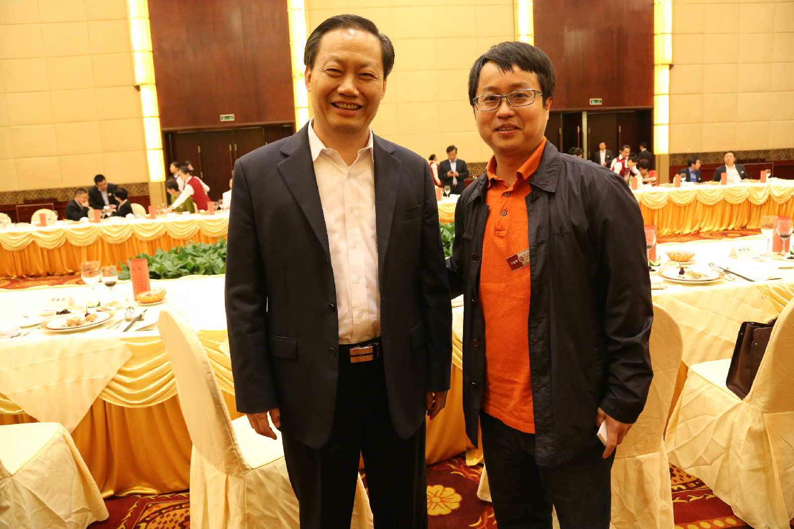 與北大校友、廣西壯族自治區黨委書記彭清華