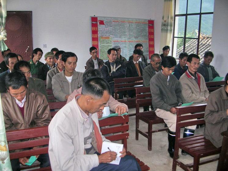 河南自然村基層組織－黨員會議