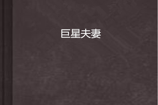 巨星夫妻 巨星夫妻