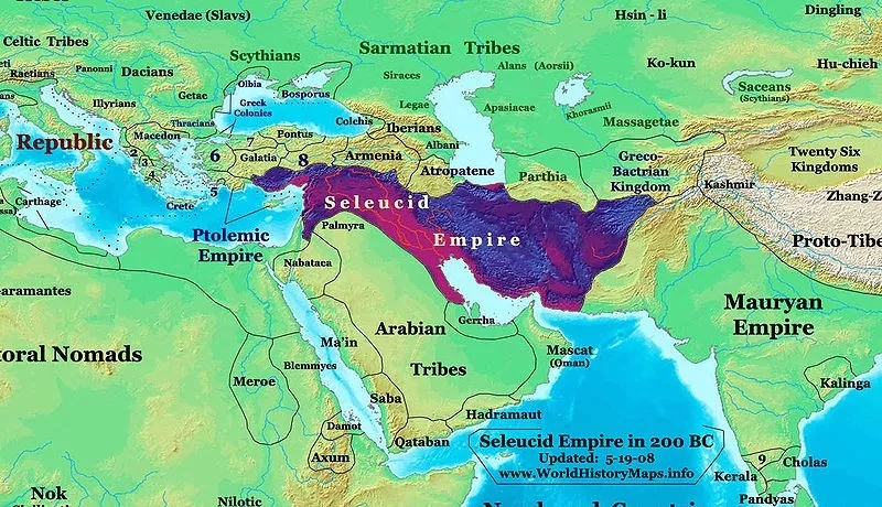 繼承了亞歷山大大帝在亞洲大部分遺產的塞琉古帝國