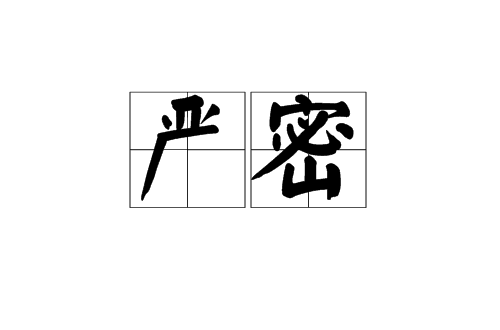 嚴密(漢語詞語)