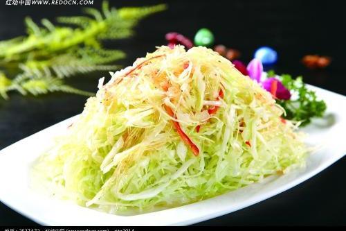 拌捲心菜絲 拌捲心菜絲