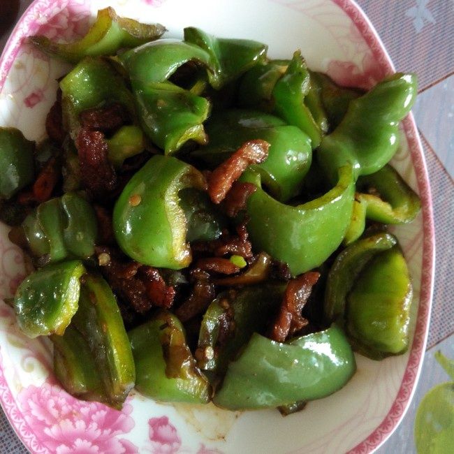 肉炒菜椒 肉炒菜椒