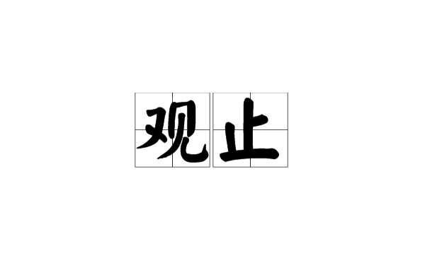 觀止(詞語)