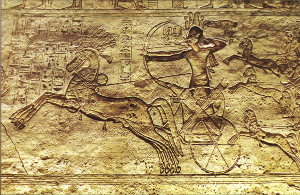 阿布辛貝神廟壁畫描繪的卡迭石戰役