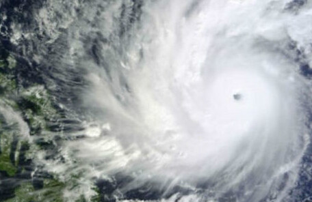 圖為颱風“黑格比”